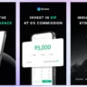 Groww App Screenshots showcasing "Invest in SIP," "World of Finance," and "India's Largest Stock Broker" for a comprehensive Groww brokerage charges and review.