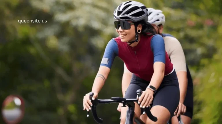 Two cyclists riding road bikes through a green landscape, promoting outdoor cycling and Bike Insurance USA.