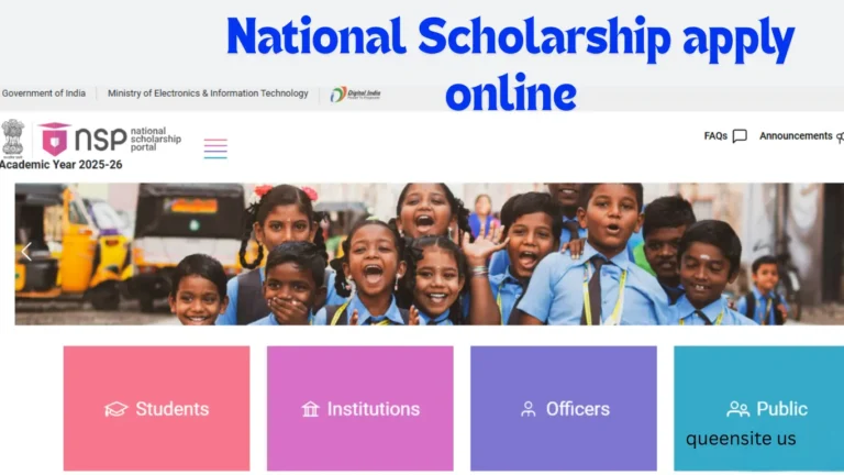 National Scholarship Portal OTR Registration