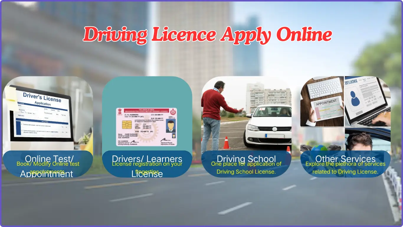 Driving Licence Apply Online, Parivahan