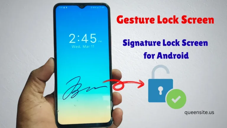 Signature Lock Screen for Android
