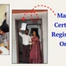Online registration for marriage certificate